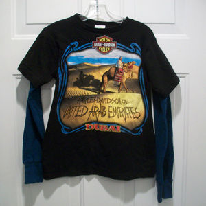 HARLEY DAVIDSON T-SHIRT SIZE 8 *NWT* LS THERMAL